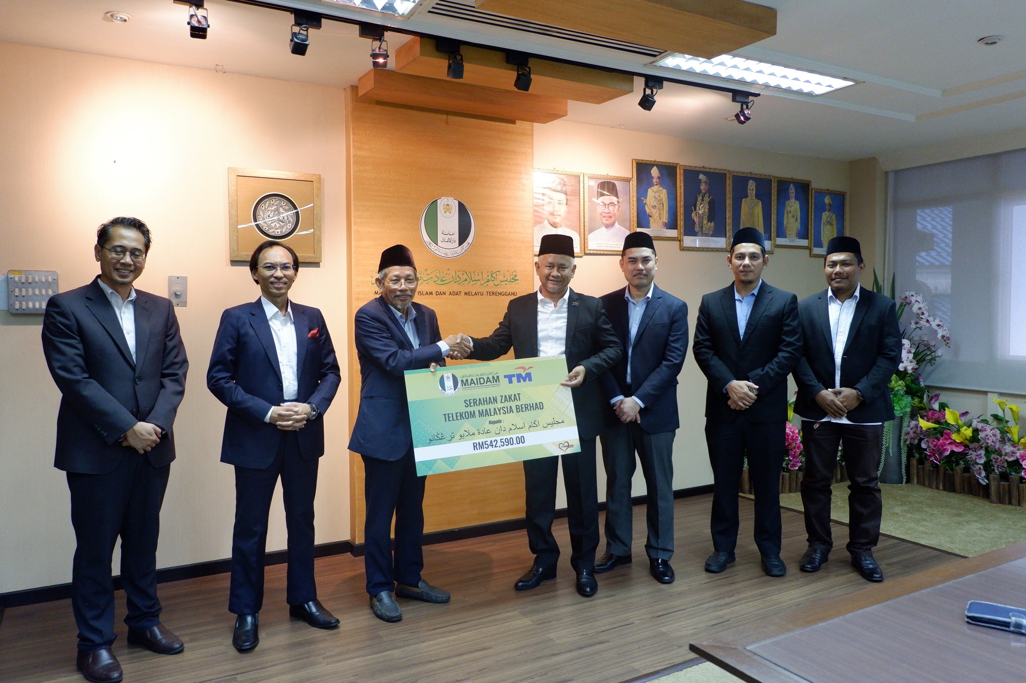 TM Serah Zakat Perniagaan RM542,590.00
